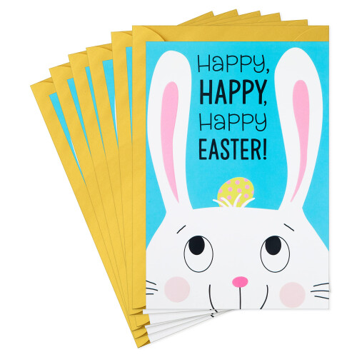 Hallmark Pack of Easter Cards til Kids Easter Bunny (6 kort med konvolutter)