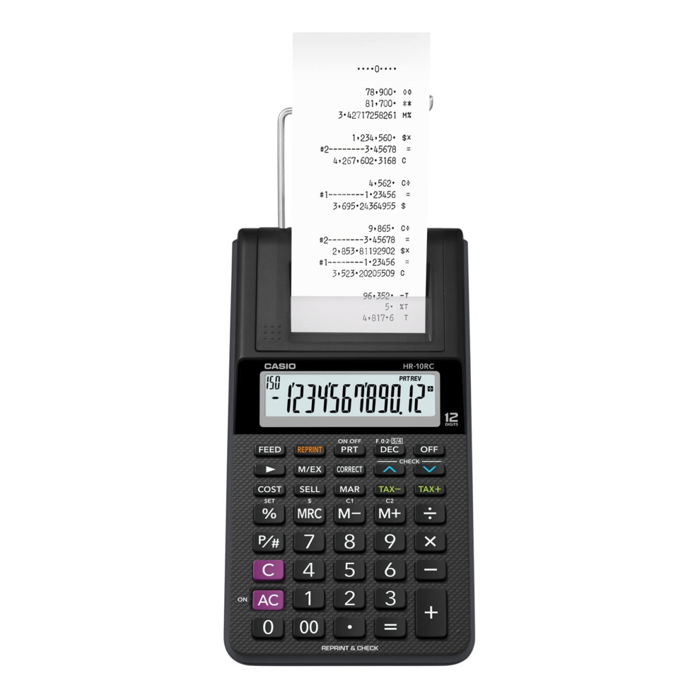 Photos - Calculator Casio HR-10RC Mini-Desktop Printing HR10RC (New Version of The HR-8TM)