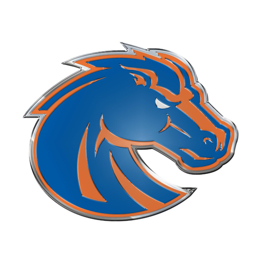 Fanmats 60513 Boise State Broncos Heavy Duty Aluminum Embossed Color Emblem Auto Emblem Decal 681620633092