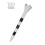 Pride Golf Tee Standard 2-3/4"""" Pride Performance Golf Tee cskos 100 Count White 2 3/4"""" 2
