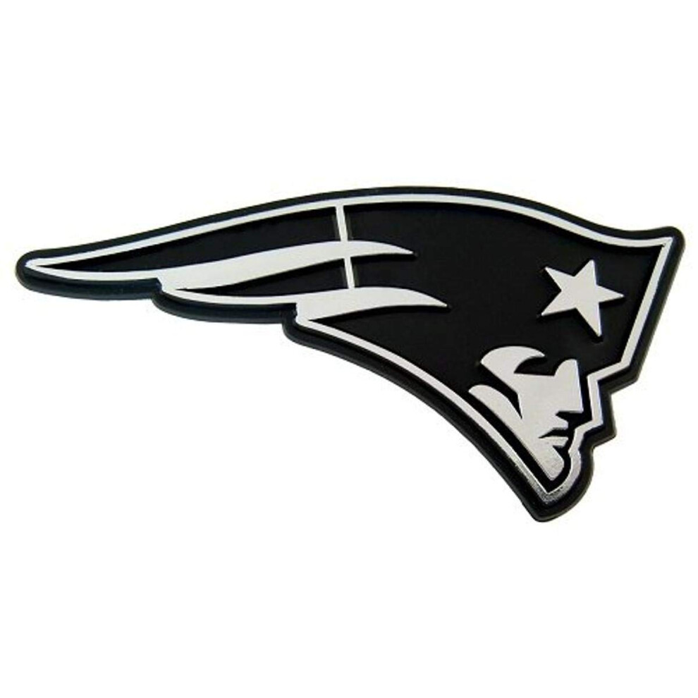 Fanmats New England Patriots Team Logo Worldmark 3D Car Auto Chrome Emblem 681620118223