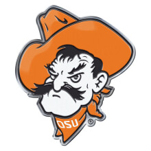 Fanmats 60651 Oklahoma State Cowboys Heavy Duty Aluminium Pr?get farve Emblem Auto Emblem Decal - Alternativ