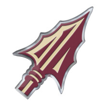 Fanmats 60632 Florida State Seminoles Heavy Duty Aluminium Pr?get farve Emblem Auto Emblem Decal - Alternativ