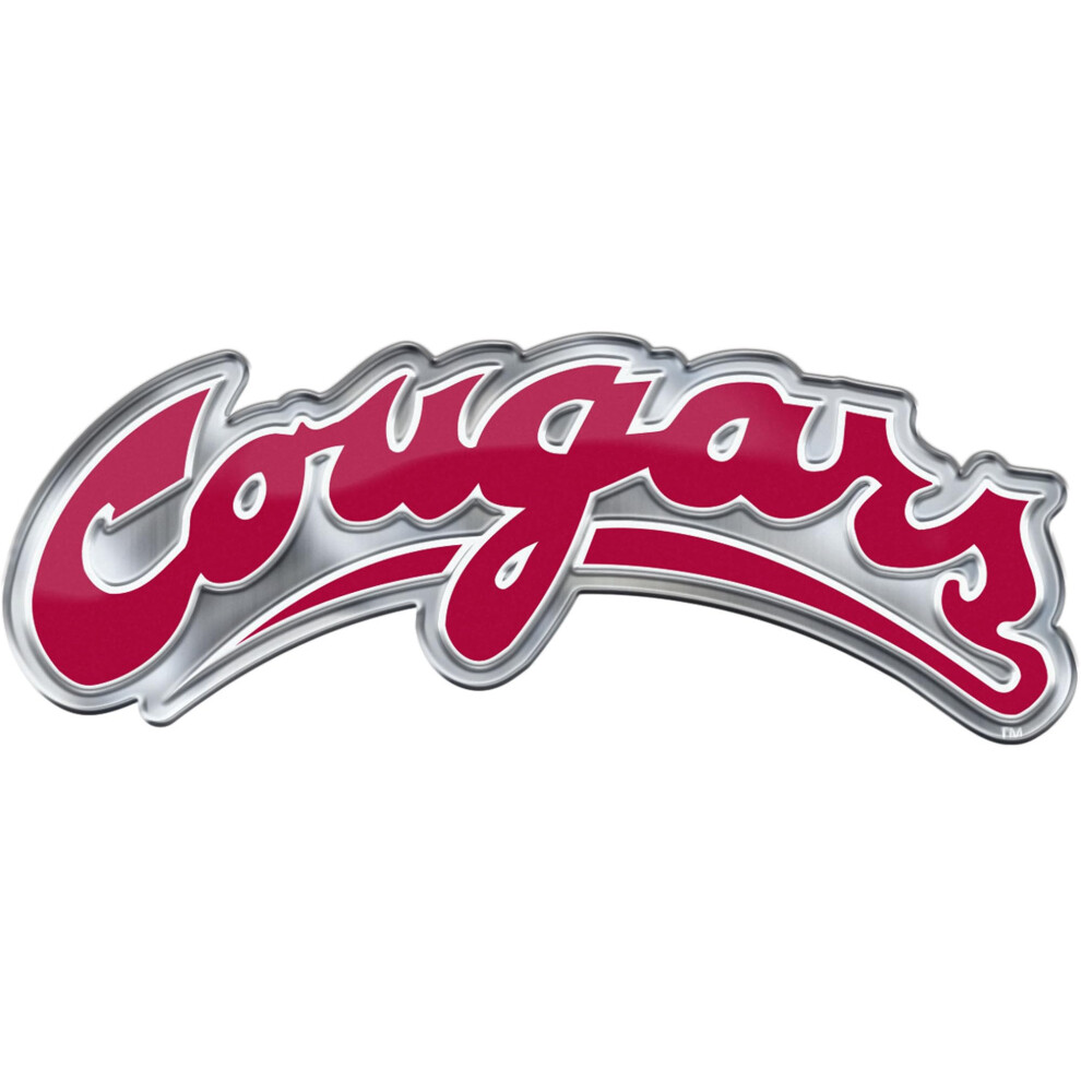 Fanmats 60666 Washington State Cougars Heavy Duty Aluminum Embossed Color Emblem Auto Emblem Decal - Alternate 681620267785
