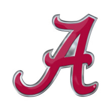 Fanmats 60622 Alabama Crimson Tide Heavy Duty Aluminium Pr?get farve Emblem Auto Emblem Decal - Alternativ