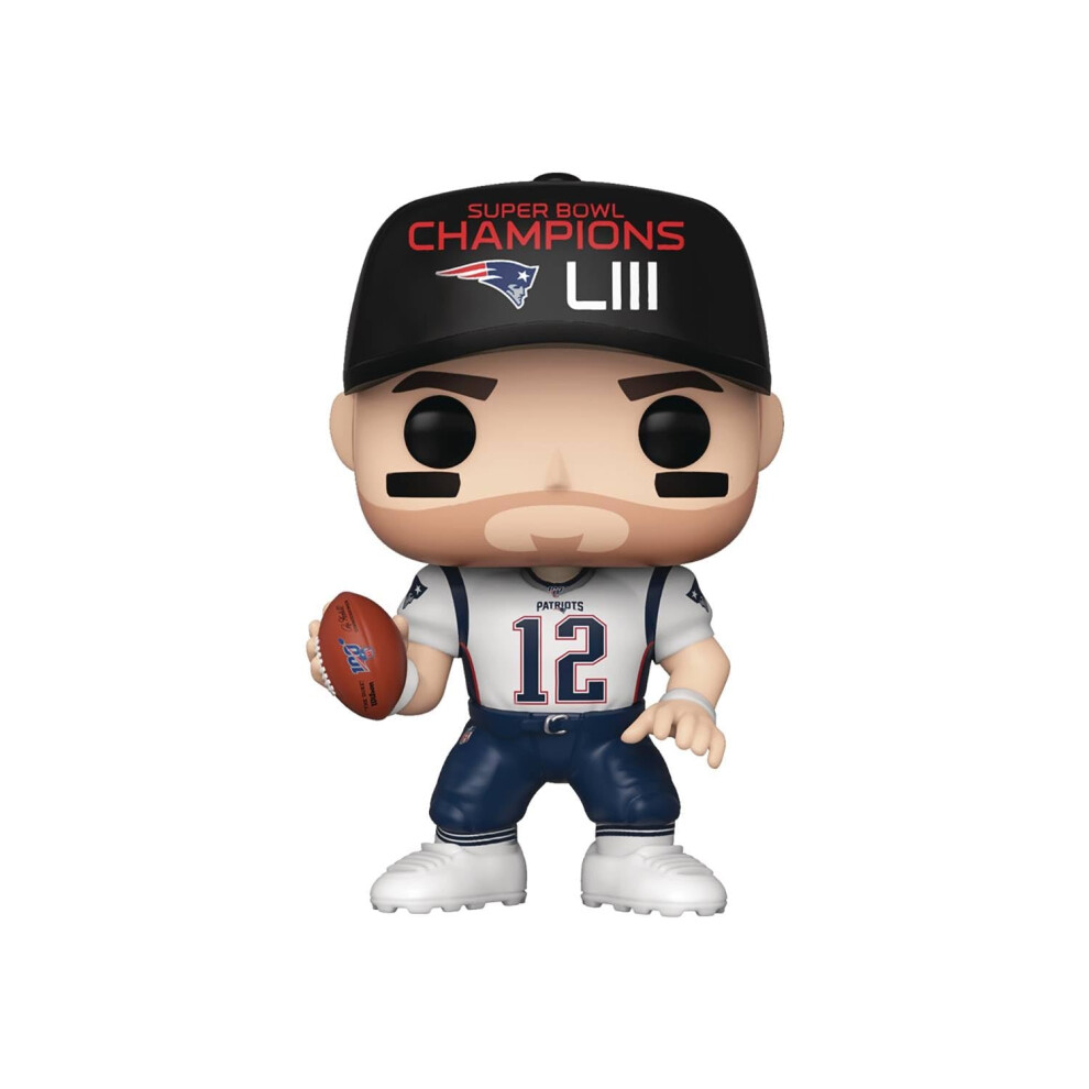 Photos - Action Figures / Transformers Funko NFL New England Patriots POP! Football Tom Brady Vinyl Figure #137  [Super Bowl Champions LIII]