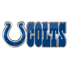 Fanmats 60600 Indianapolis Colts Heavy Duty Aluminium Pr?get farve Emblem Auto Emblem Decal - Alternativ