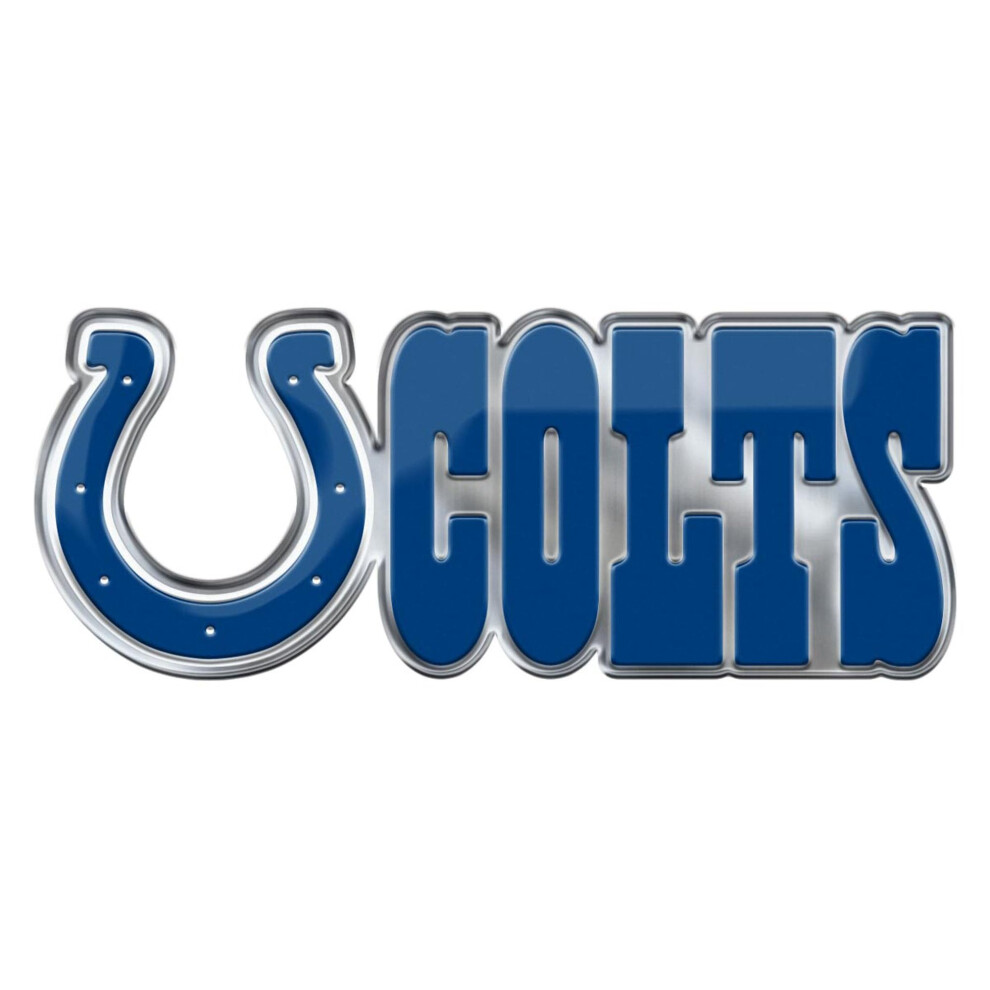Fanmats 60600 Indianapolis Colts Heavy Duty Aluminum Embossed Color Emblem Auto Emblem Decal - Alternate 681620266139