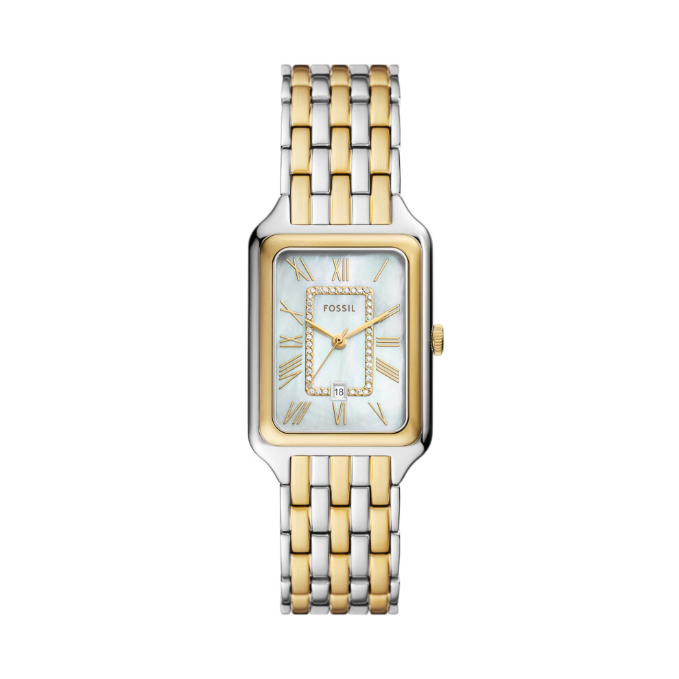 Fossil Women's Raquel Quartz Stainless Steel Three-Hand Watch Color: (Model: Es5305) Silver/Gold