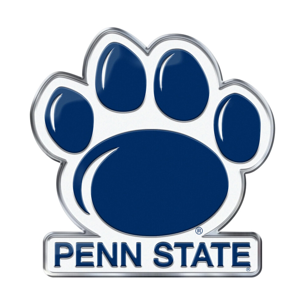 Fanmats 60654 Penn State Nittany Lions Heavy Duty Aluminum Embossed Color Emblem Auto Emblem Decal - Alternate 681620267549