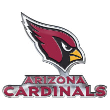 Fanmats 60588 Arizona Cardinals Heavy Duty Aluminium Pr?get farve Emblem Auto Emblem Decal - Alternativ