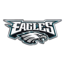 Fanmats 60611 Philadelphia Eagles Heavy Duty Aluminium Pr?get farve Emblem Auto Emblem Decal - Alternativ