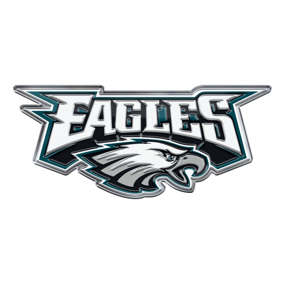 Fanmats 60611 Philadelphia Eagles Heavy Duty Aluminum Embossed Color Emblem Auto Emblem Decal - Alternate 681620266238