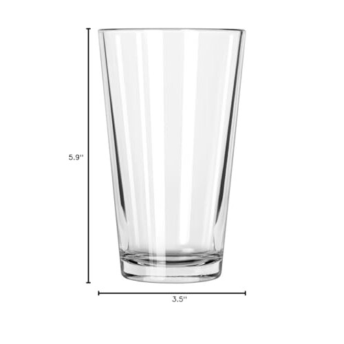 Libbey Pintglas mit DuraTuff-Rand (1639HT) 16oz 2