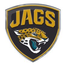 Fanmats 60601 Jacksonville Jaguars Heavy Duty Aluminium Pr?get farve Emblem Auto Emblem Decal - Alternativ