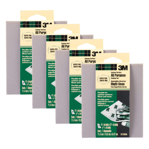 3M 3M Contour overfladeslibesvamp 4,5"" x 5,5"" x 0,2""