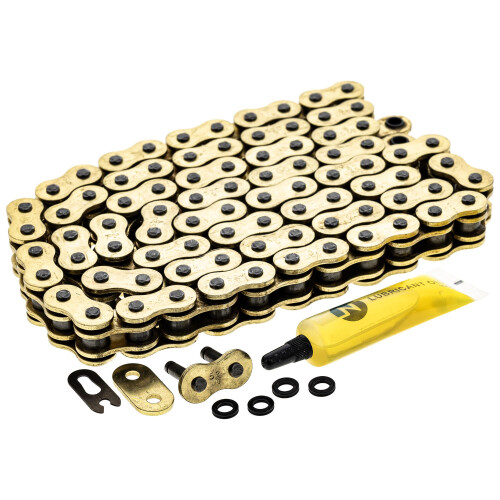 NICHE Gold 520 X-Ring Chain 86 Links With Connecting Master Link
