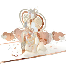 Hallmark Signature Paper Wonder Pop Up Love Card, Love You Hearts
