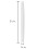 JAM PAPPER Slitstarka gummiband - storlek 64 - Vita multifunktionsgummiband - 100/pack 4
