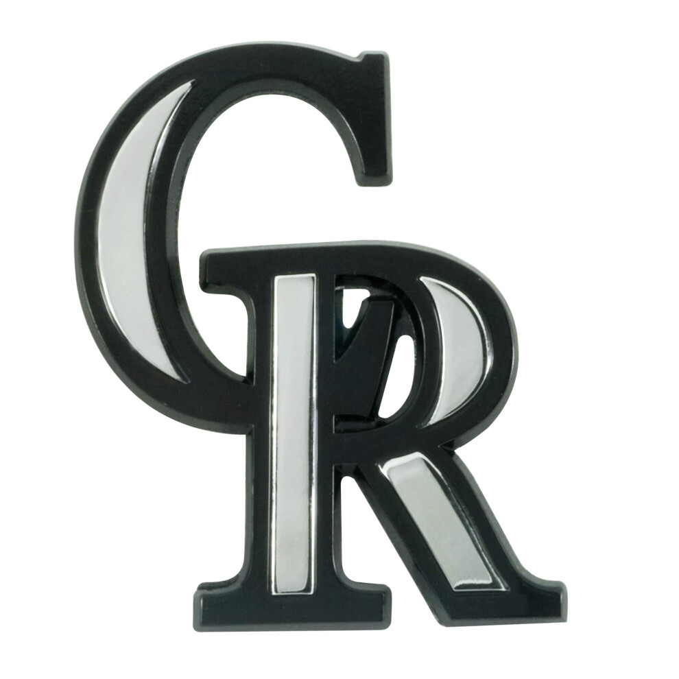 Fanmats 26577 Colorado Rockies 3D Chrome Metal Auto Emblem 842281165777