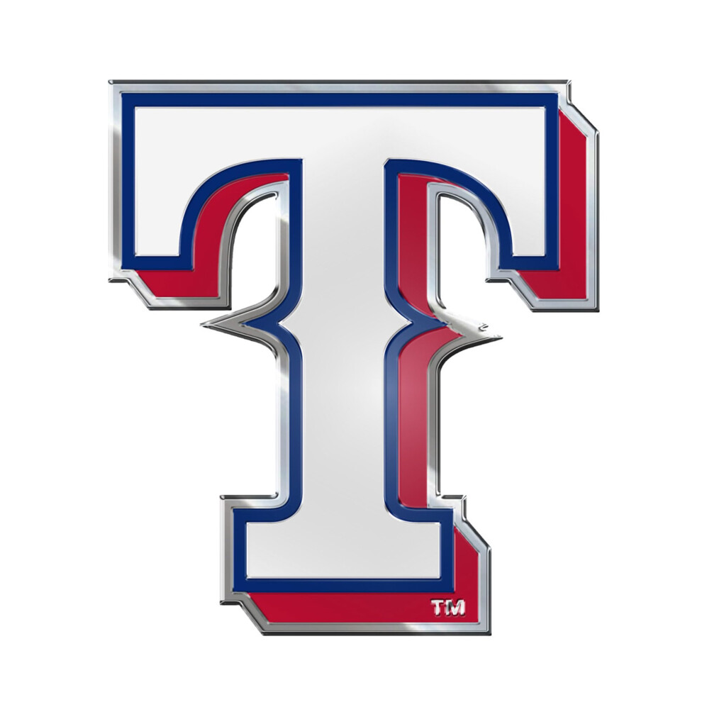 Fanmats 60421 - Mlb - Texas Rangers Embossed Color Emblem | T Cap Logo 681620631296