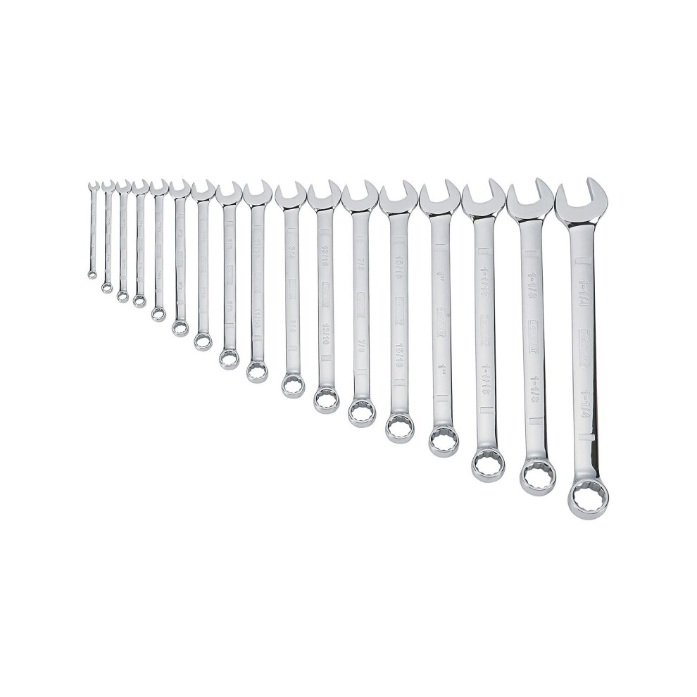 DEWALT Combination Wrench Set  SAE  17-Piece (DWMT19234)