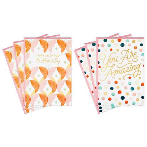 Hallmark 6er-Pack Muttertagskarten und Umschl?ge (Ich denke an dich)