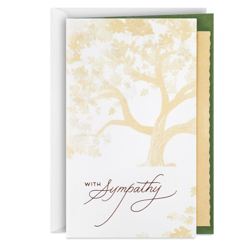 Hallmark Sympathy Card Tree (Every Prayer for Peace)
