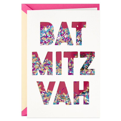 Kenmerkende Bat Mitswa-kaart (beste dag ooit)