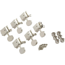 Fender Tuning Machine for Vintage-Style Stratocaster and Telecaster Guitars 6 Pack Chrome