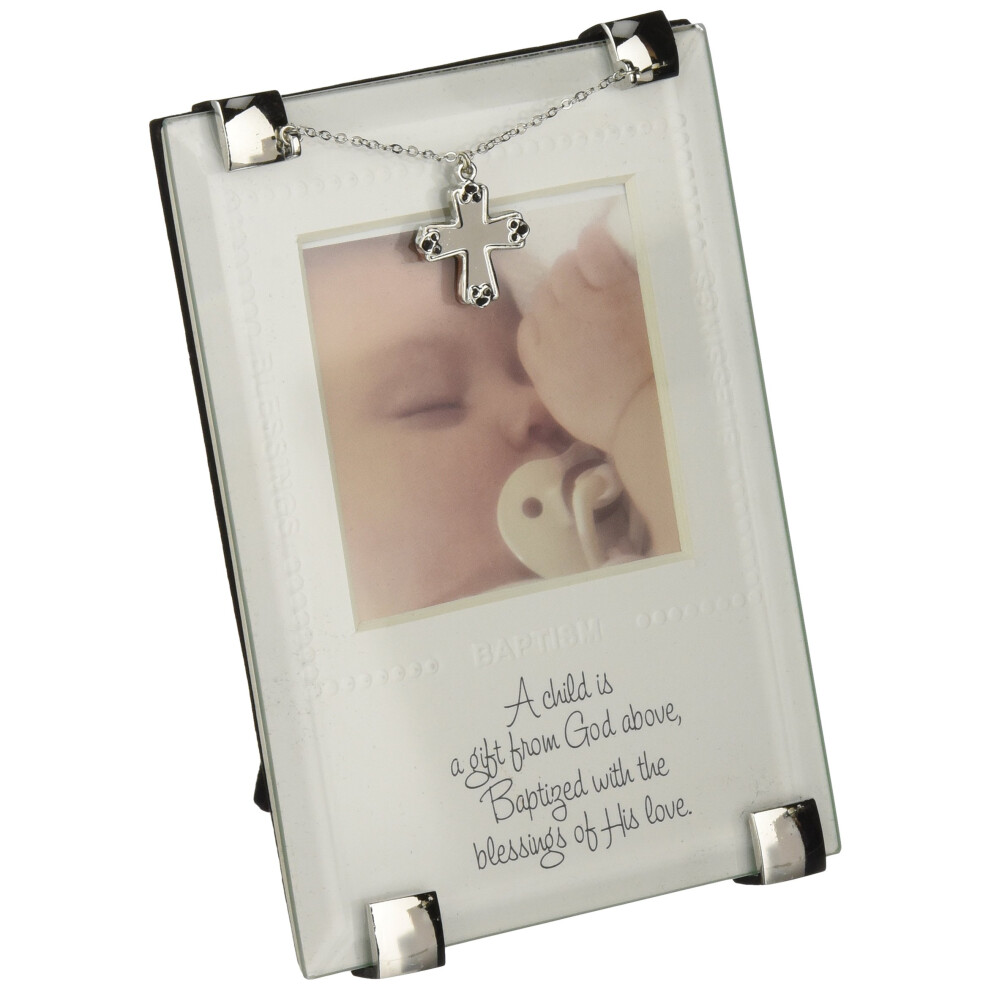 Gods Gift Baptism Clip Frame Mud Pie