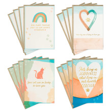 Hallmark Pet Symaty Cards Sortment Hearts and Rainbows (16 kort og konvolutter)