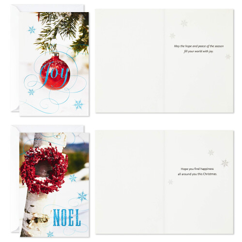 Hallmark Image Arts Χριστουγεννιάτικες Κάρτες Σετ, 4 Σχέδια, 24 Κάρτες και Φάκελοι 2