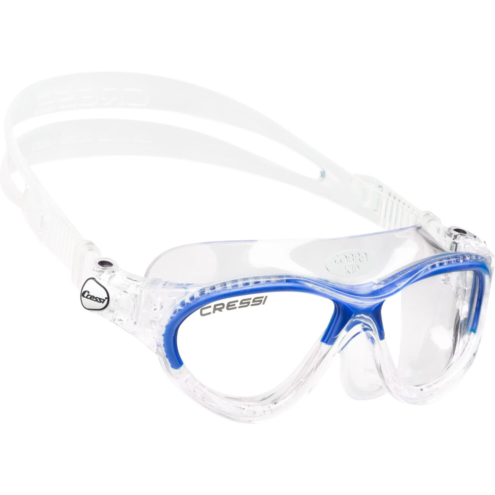 Cressi Mini Cobra  Clear/Blue Small