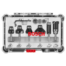 BOSCH RBS006TES 6-dielna sada (univerz lne kompatibiln pr slu enstvo) karbidov ch fr z na zarez vanie a orez vanie hran