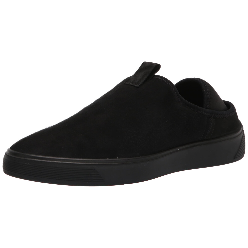 ECCO Men's Street Tray Hygge Slip-On Slipper  Black/Black  10-10.5