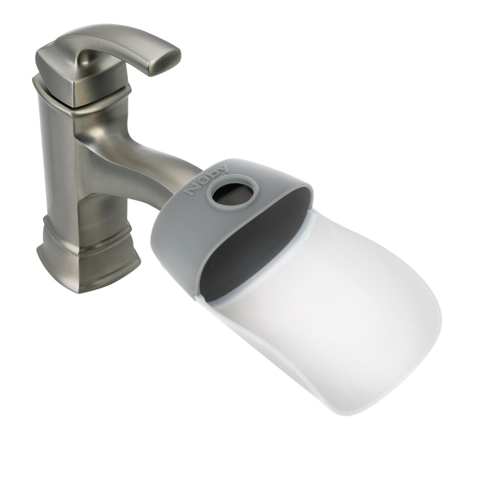 Nuby 2-in-1 Faucet Extenders for Toddlers - 2 Pack - Sink Extension for Bathroom or Kitchen - Helps Water Reach Kids for Handwashing