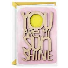 Karta Hallmark Signature ku Dnu matiek (dreven n pis You Are My Sunshine) (799MBC1007)