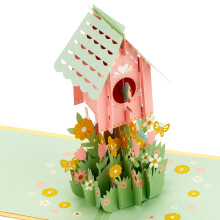 Hallmark Signature Paper Wonder - itienp iv pop-up-kortti (linnunp ntt ) idin syntym p iv ksi