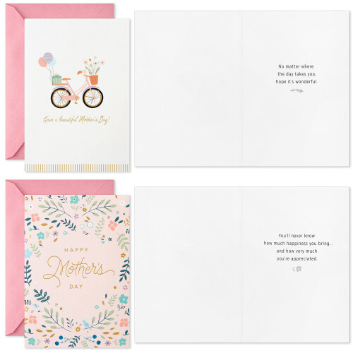 Hallmark Muttertagskarten-Sortiment Blumen (16 Karten mit Umschl   gen) 2
