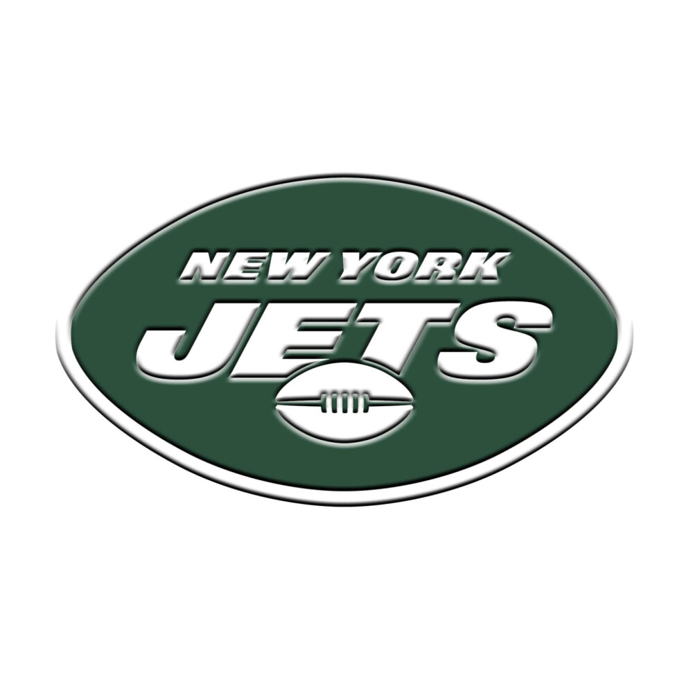 Fanmats 22593 New York Jets 3D Color Metal Emblem Diecut Team Logo Auto Emblem 842281125931