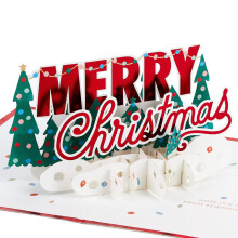 Hallmark Signature Paper Wonder Pop Up Julkort (god jul)