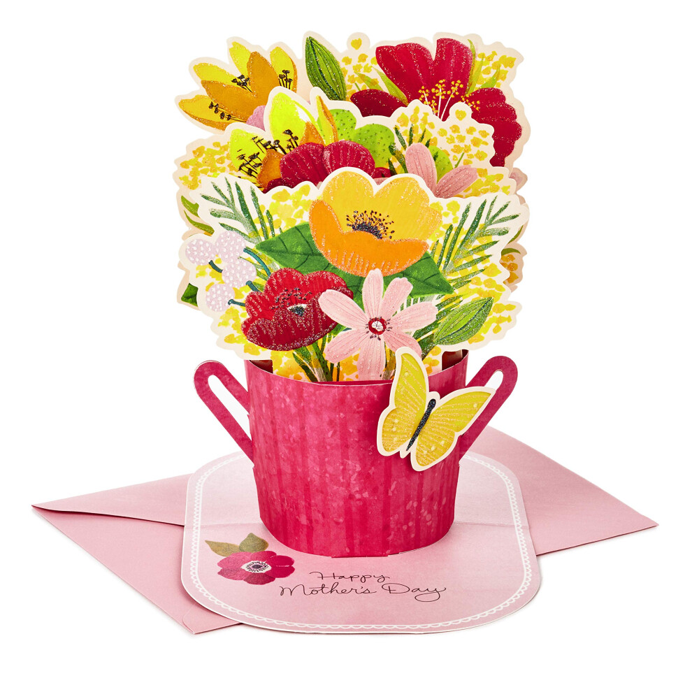 Biglietto Pop-Up Hallmark Paper Wonder Per La Festa Della Mamma (Il Bouquet Di Fiori Che Ti Meriti Questo Giorno)-image
