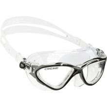 Cressi Planet Crystal Silicone Swim Goggles Clear/Black/Silver (DE202650)