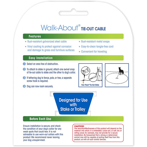 Four Paws Loop Kabel voor Honden Medium Gewicht 1