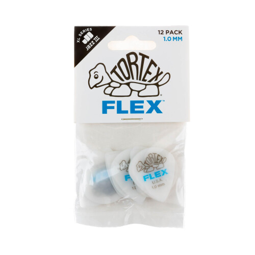 Dunlop Jim Dunlop Tortex Flex Jazz III XL 1,0 mm 72-pack gitarrspel (466R1.0) 1