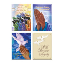 African American Expressions - Boxed Sympathy Cards -valikoima - Onnittelukortit kirjekuorilla | Uskonnolliset ja jokapäiväiset kortit