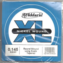 D'Addario Single Bass XL 145 Long Auper