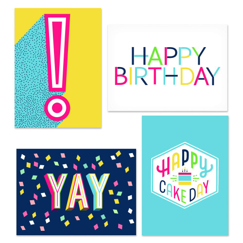 Hallmark szletsnapi krtyavlasztk Happy Cake Day (48 krtya bortkkal)