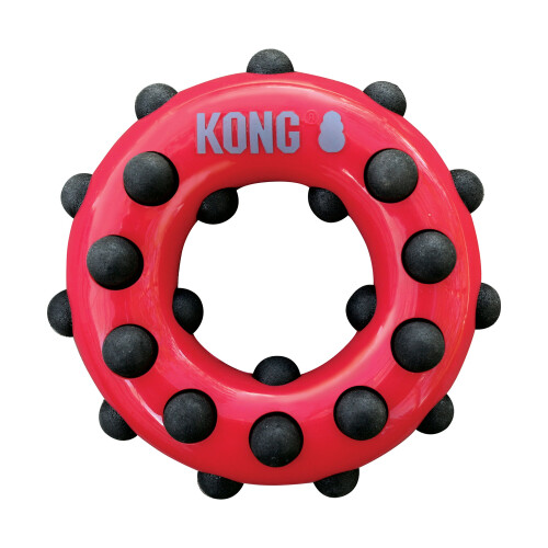 KONG KONG Dotz Circle Dog Toy  Large